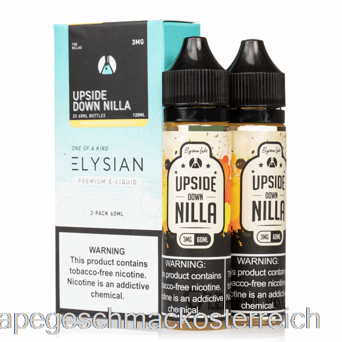 Upside Down Nilla – Elysian Labs – 120 Ml, 3 Mg Vape-Geschmack